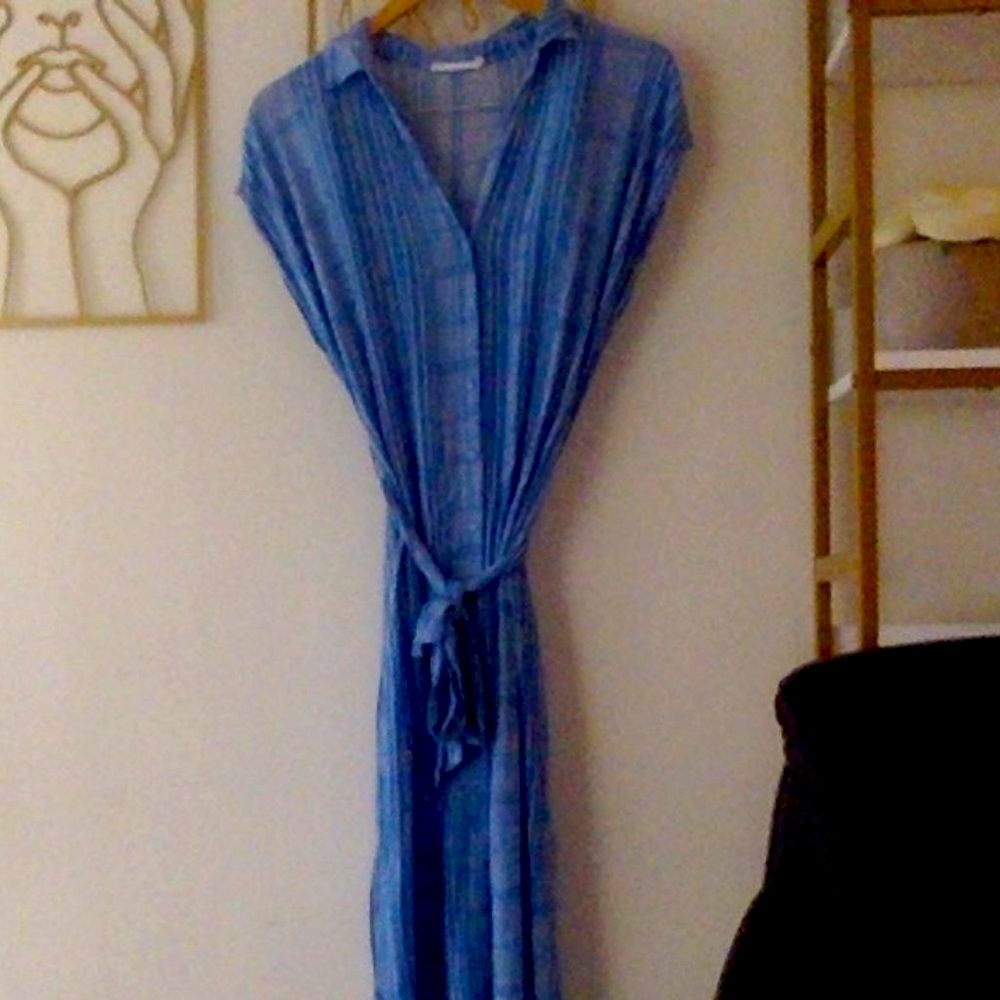 Lulus x Lush Button Up Dress Sz Small